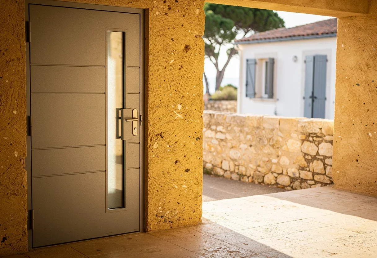 Porte blindée posée dans un immeuble à Canet-en-Roussillon